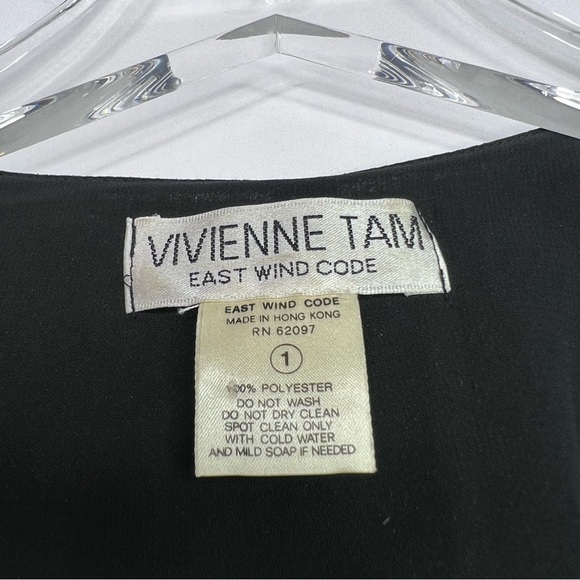 Vivienne Tam East Wind Code Vintage Beaded Embellished Blazer Jacket Black - Picture 3 of 10